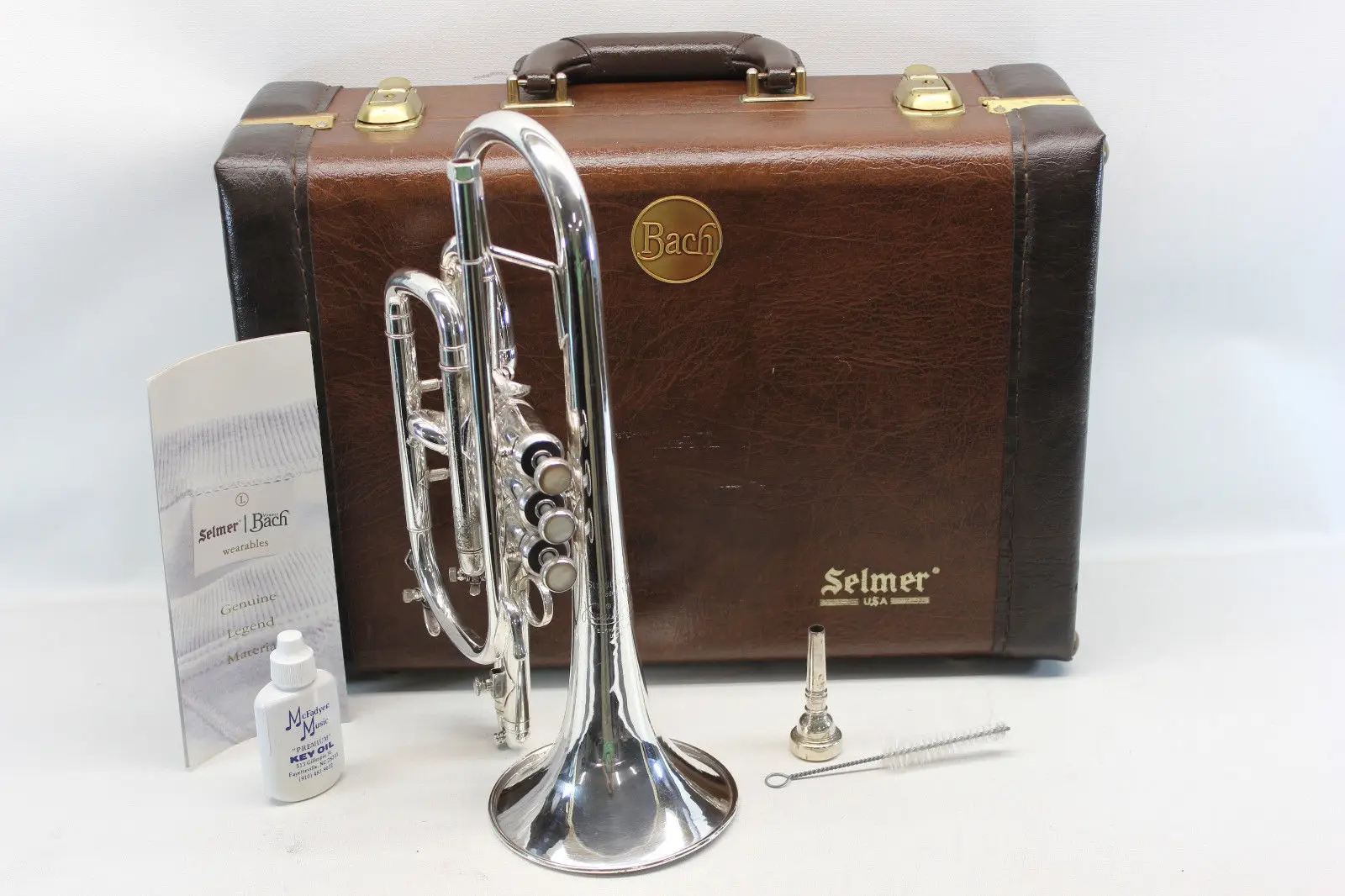 Bach Stradivarius 184ML 184 ML Bb Shepherd's Crook Trumpet PRO