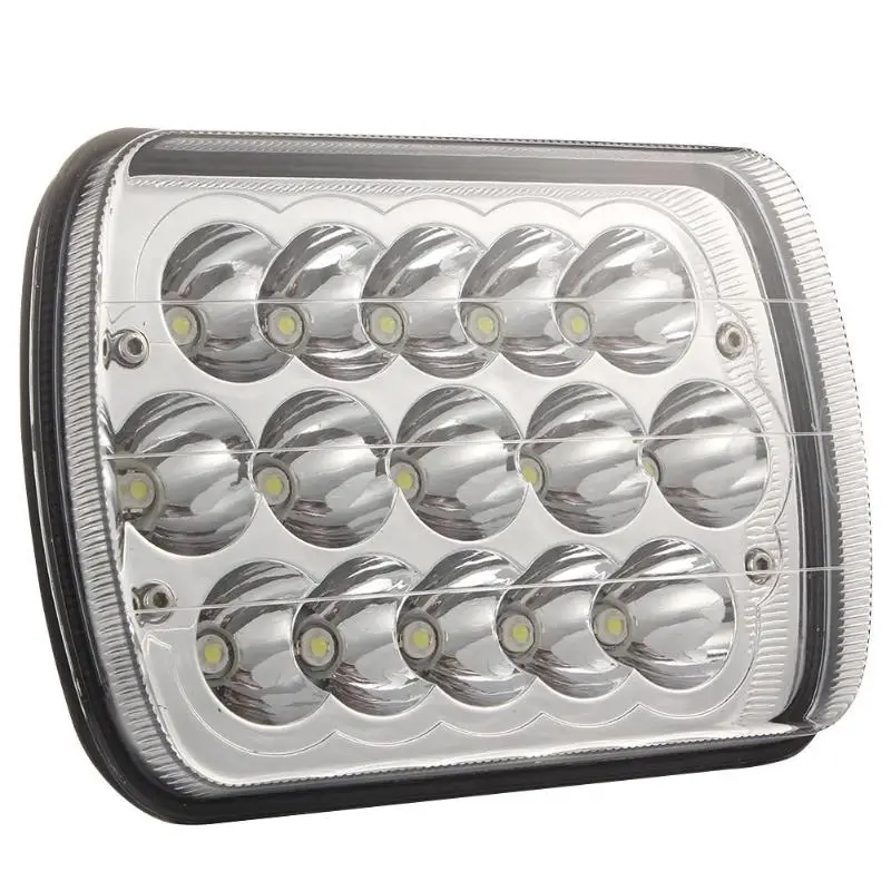 

300W 5x7 7x6 Rectangular LED Headlight Hi/Low Sealed Beam Headlamp for Wrangler Super Bright and Concentrating Intensity