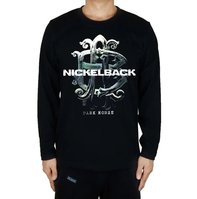 16 дизайнов Nickelback рок Бренд для мужчин и женщин рубашка фитнес Панк Металл хлопок рокер поп музыка полный длинный рукав футболка для скейтборда - Цвет: 5