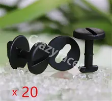 20x for BMW E36 E46 Floor Carpet Mat Clips (Twist Lock with Washers)