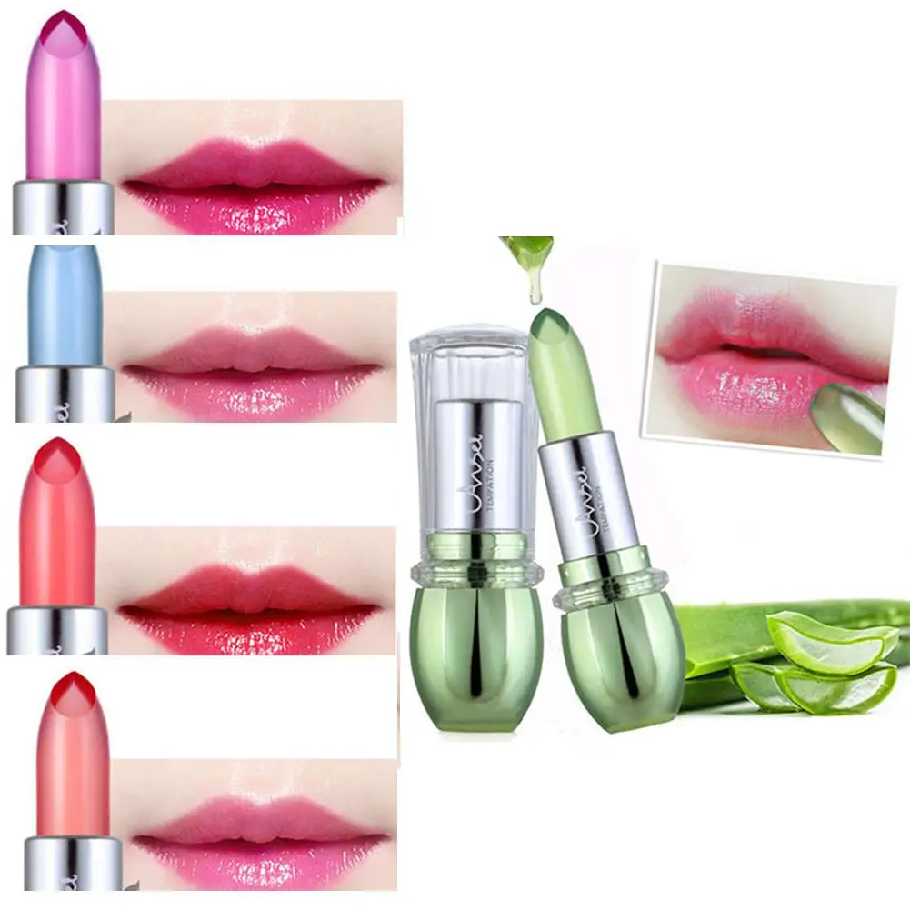 

BellyLady Aloe Vera Natural Temperature Change Color Lipstick Magic Lip Color Changing Lip-balm