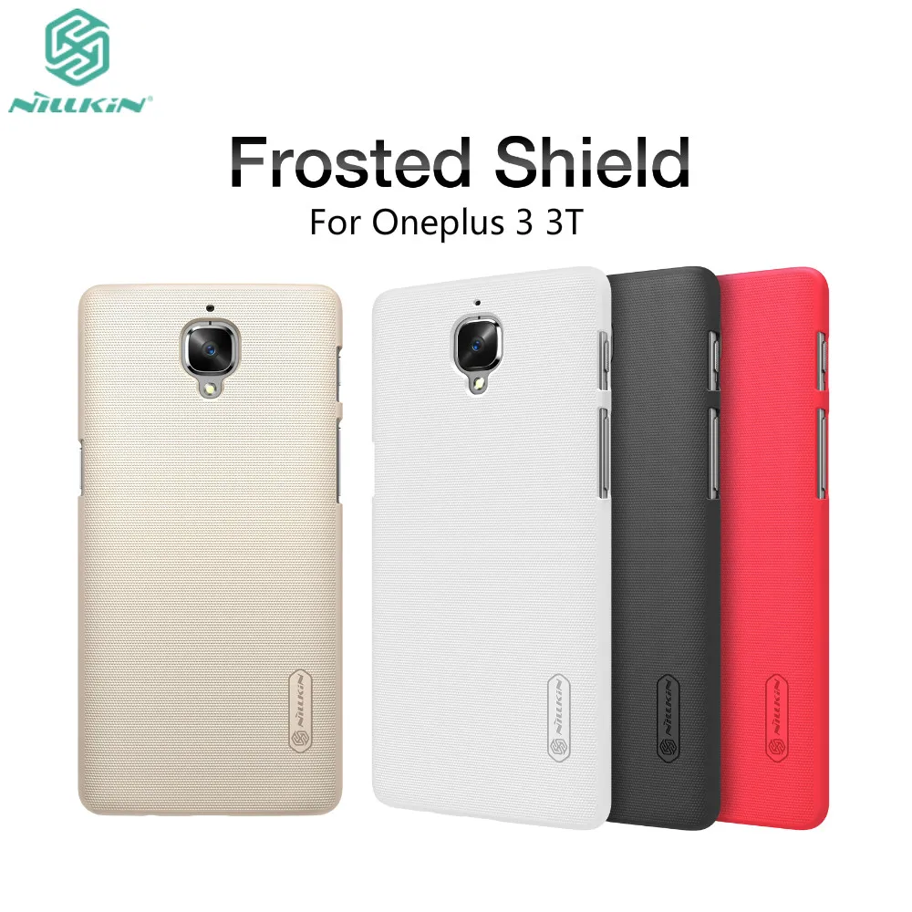 

NILLKIN Frosted Case For Oneplus 3 Case Cover Oneplus 3T (5.5'') Hard Plastic Back Cover with Gift Screen Protector