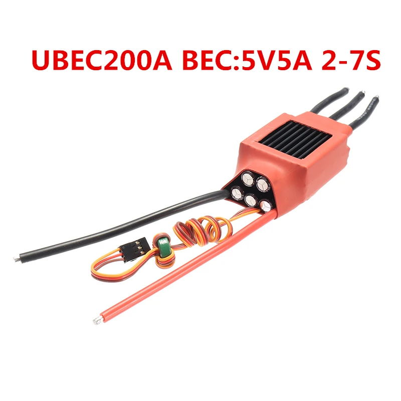 Красный кирпич 10A/50A/60A/70A/100A/125A/200A ESC бесщеточный ESC BEC/UBEC/OPTO/NO BEC для RC Дрон Квадрокоптер запасные части Аксессуары