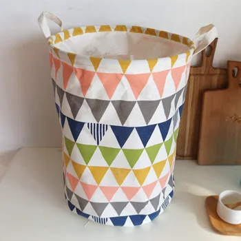 

Family Round sundries linen storage basket toy storage baskets Bed room Modern Clothes/sundries storage basket Cloth 35*45cm