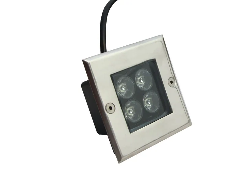 

Free Shipping 10pcs/lot 4w DC12v Square LED Inground Buried Light Outdoor Building Spot lamp Pure/Warm White