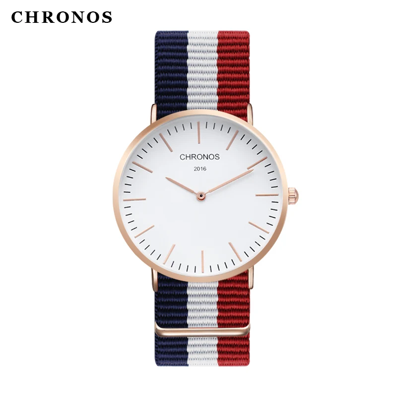 2017 CHRONOS font b Watches b font Men Women Casual Quartz font b watch b font