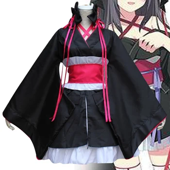 

Anime Unbreakable Machine Doll Yaya Kimono Cosplay Costume Lolita girl dress