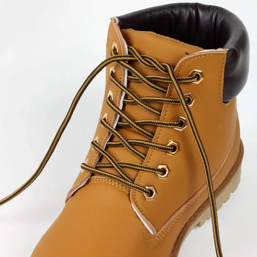 1 Pair Striped Double Color Shoe laces Round Shoelaces Outdoor Leisure Shoe lace Unisex High Quality Leather Boot Shoelace 1 Pair Striped Double Color Shoe laces Round Shoelaces Outdoor Leisure Shoe lace Unisex High Quality Leather Boot Shoelace