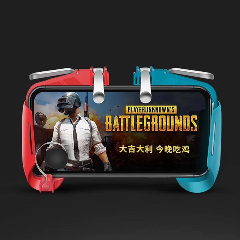  Ak16 Phone Game Controller L1R1 Mobile Gamepad Joystick Aim Triggers For Iphone Android Ios Pubg Ga