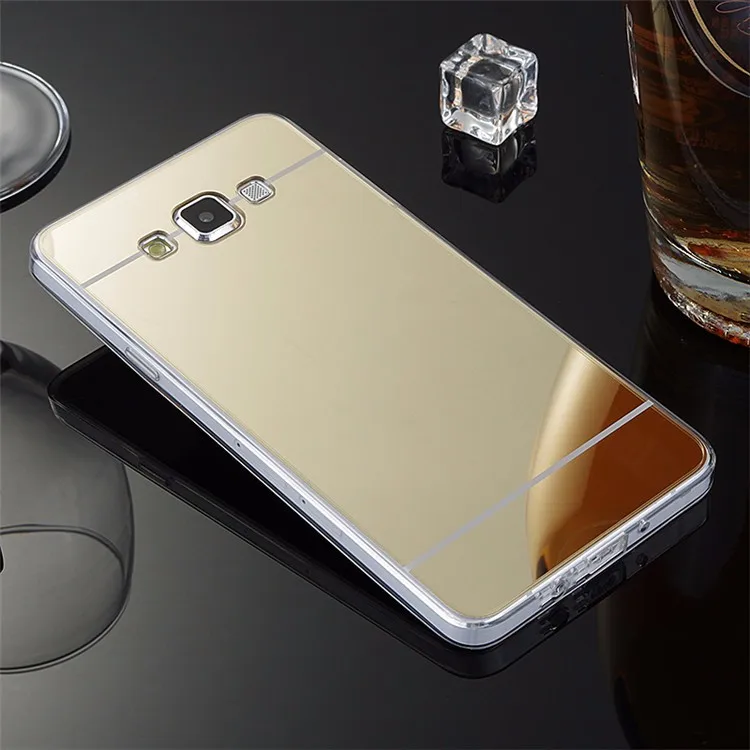 Luxury Fahion Mirror Gold Back Cover Case For Samsung Galaxy Grand Prime G530 G530F G530H G531F G531H Bling TPU Coque Shell Capa |