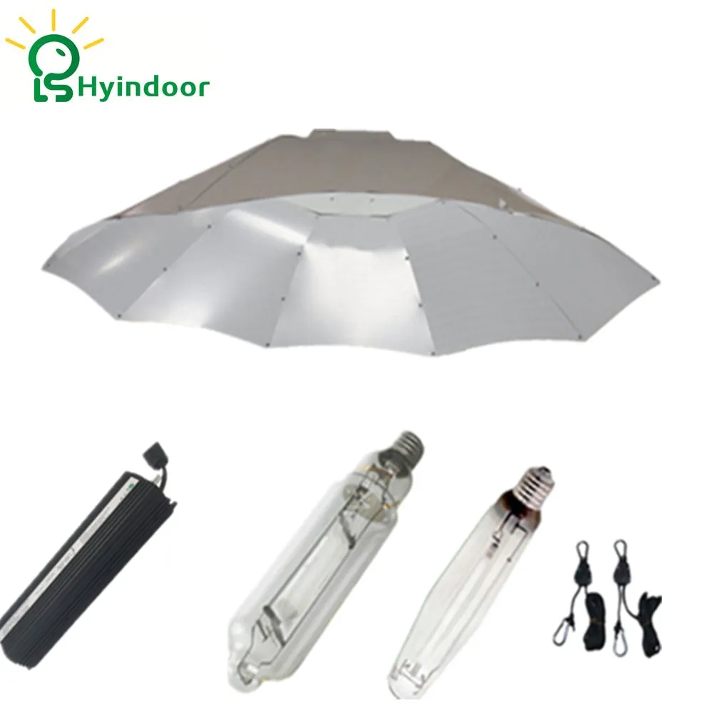 

400W Grow Lights Kits with Hydroponic Parabolic Reflector Lamp Covers Shades