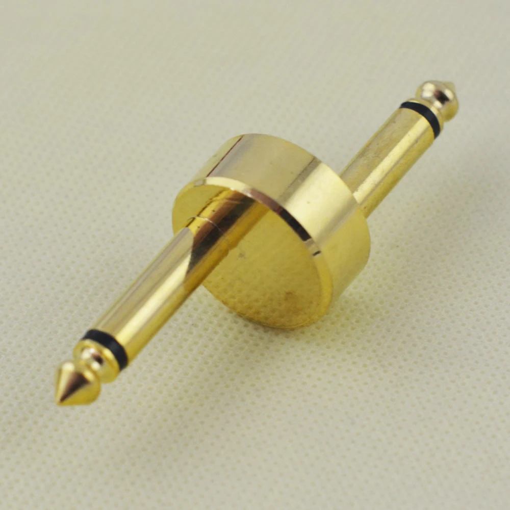 5PCS 6.35mm 1/4" Inch 6.35mm Guitar Z Type Effect Pedal Connector Gold l for electric guitar pedal Board parts image_2