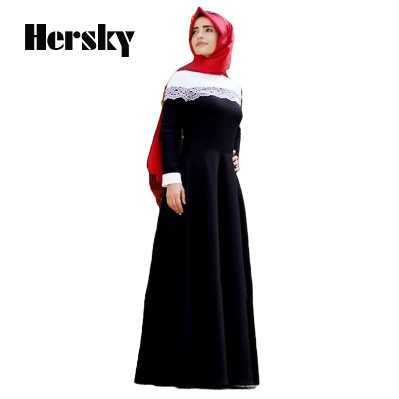 Fashion Turkish Muslim Women Dress Abaya Islamic Long Sleeve Prayer