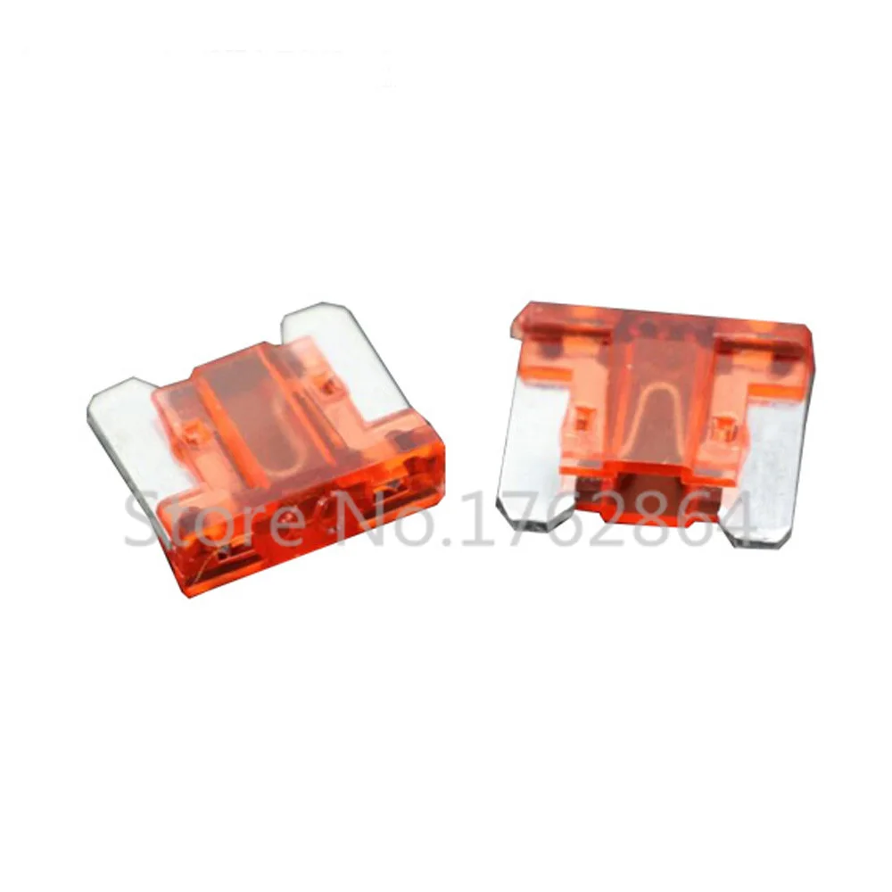 50PCS 10A Mini Size Auto fuse, Automotive Fuses Blade,The fuse