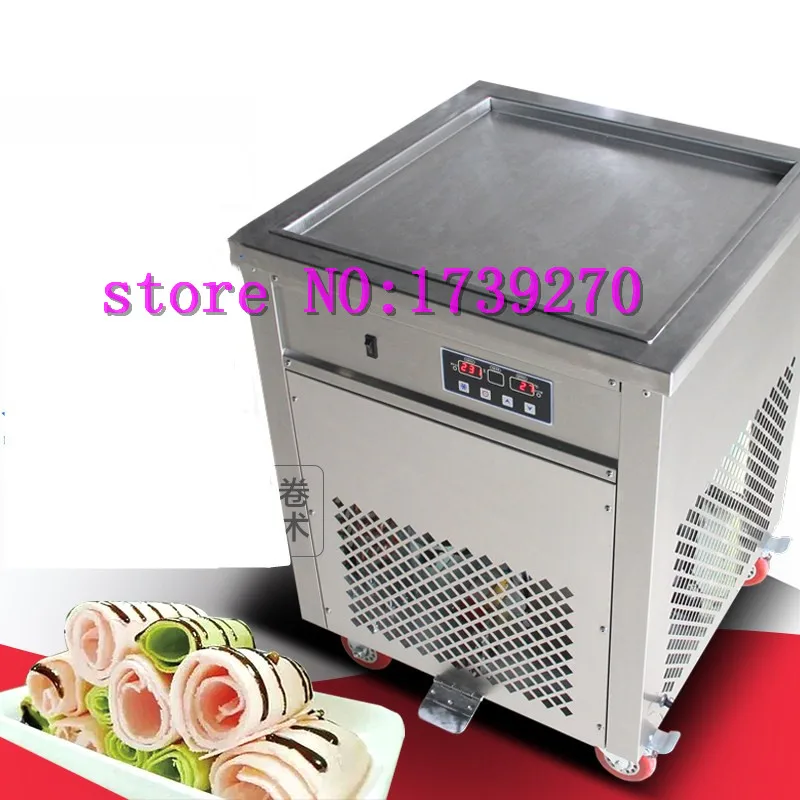 thai style rolls machine intelligent fried fry frying ice cream roll with LED light ox | Бытовая техника