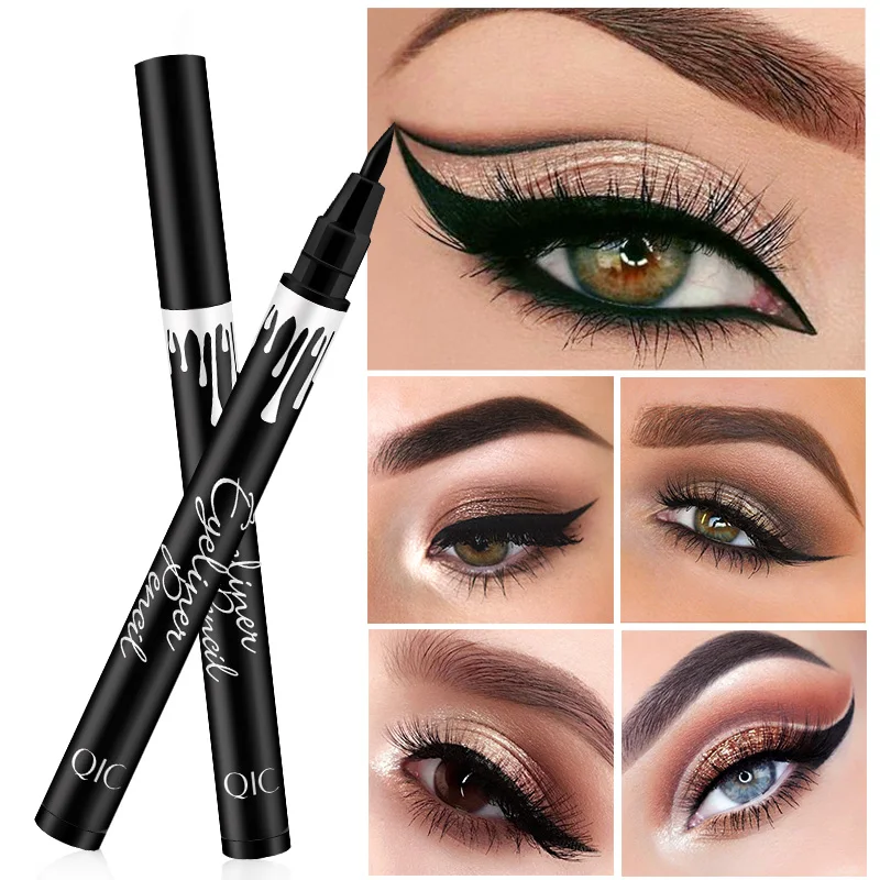 

Black waterproof eyeliner liquid pencil big eye makeup long-lasting feather making soft and quick-drying cat eye beauty tools