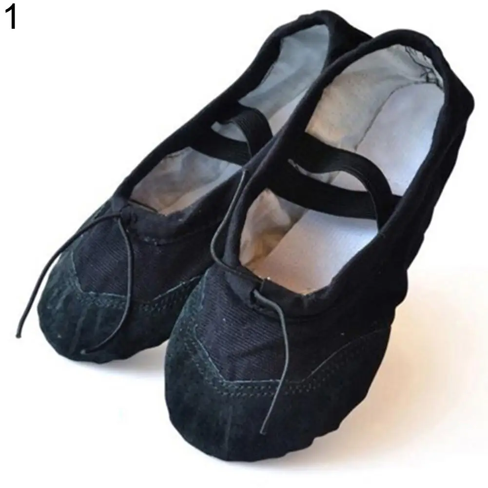 2018 Popular Child Fahion Adult Canvas Ballet Dance Shoes Pointe Dance Gymnastics Shoes
