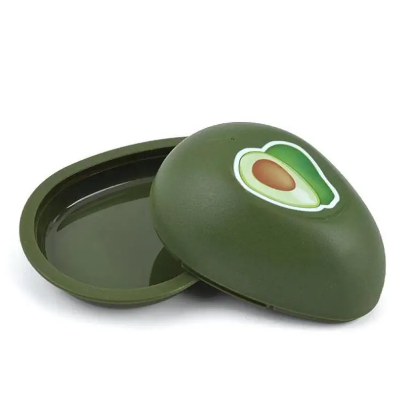 

Plastic Avocado Food Storage Box Sealed Cans Preservation Cans Kitchen Refrigerator Storage Organizer Container Bowl