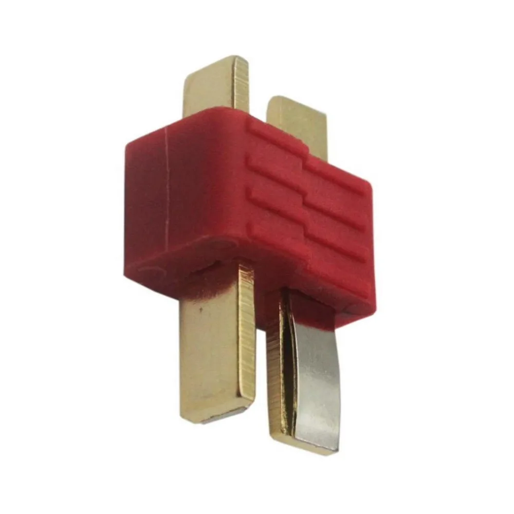 

1cs New T-Plug Non-slip Connector Male Deans For Deans RC Lipo Battery Helicopter 100A Gold plated Deans