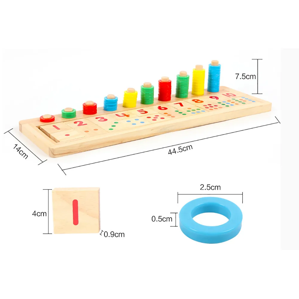Nuevo colorido rompecabezas Juguetes de matemáticas para niños herramienta de enseñanza matemáticas número tablero de madera preescolar juguete brinquedos educativos Nuevo colorido rompecabezas Juguetes de matemáticas para niños herramienta de enseñanza matemáticas número tablero de madera preescolar juguete brinquedos educativos
