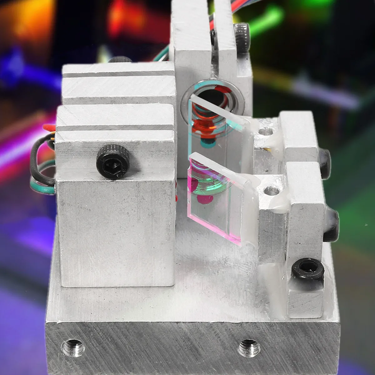 

RGB 300mW 638nm+520nm+450nm White Laser Module With TTL Driver Board Modulation Temperature Protection Precision Science