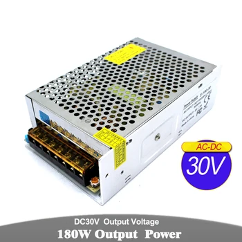 

Single Output 180W 6A 30V DC Switching Power Supply Driver AC110V 220V Input to DC30V SMPS for CCTV camera LED Light Machinery