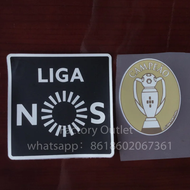 2 шт Чемпион патч 1516 SL Benfica Футбол значки бесплатная доставка Бенфика супер Лига