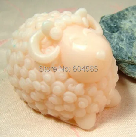 

lovely sheep silica gel soap handmade soap mould essential oil soap mold Sugarcraft FM214