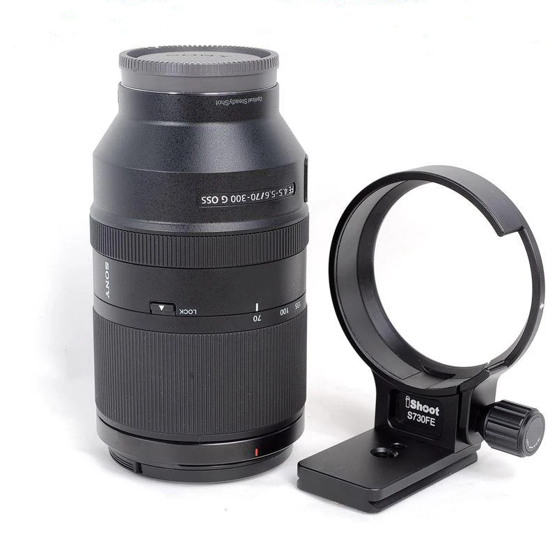 Стойка для объектива iShoot с быстроразъемной пластиной Sony FE 70 300 мм совместимая со