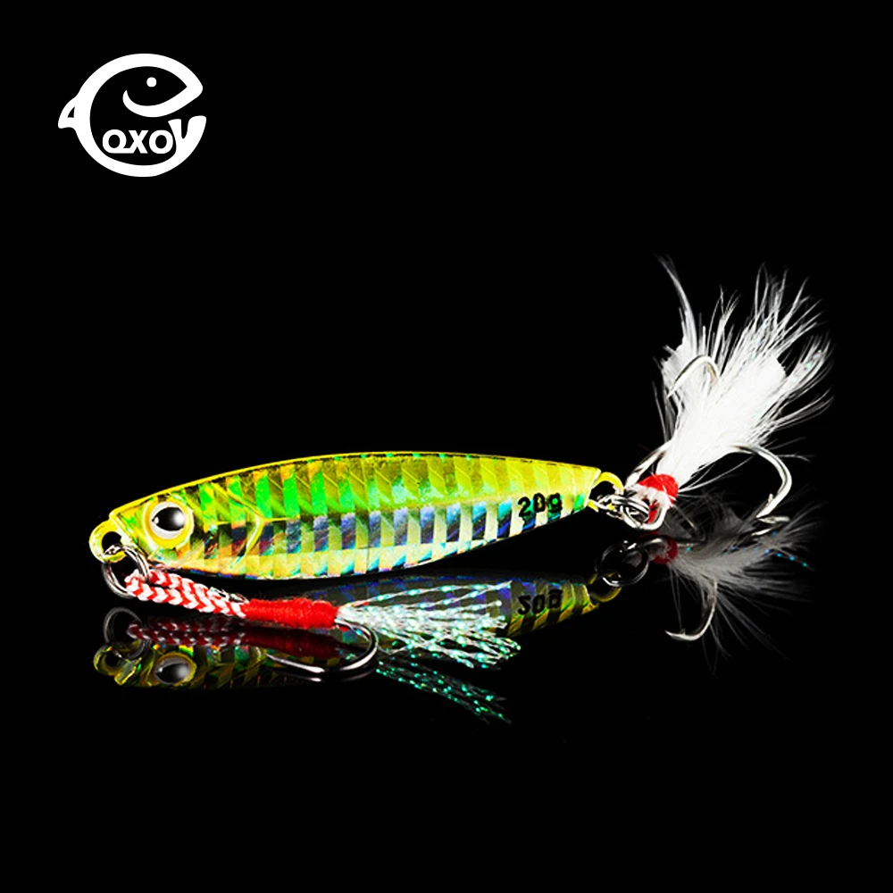 Fishing Lure Jig Light Silicone Bait Wobbler Spinners Spoon