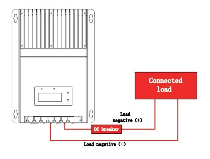 60A MPPT Контроллер заряда солнечных панелей, регулятор для 12 В 24 в 48 в вне сети солнечной системы питания