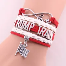 New fashion Infinity Love American presidential election TRUMP TRAIN bracelet bracelet wrap bracelets & bangles