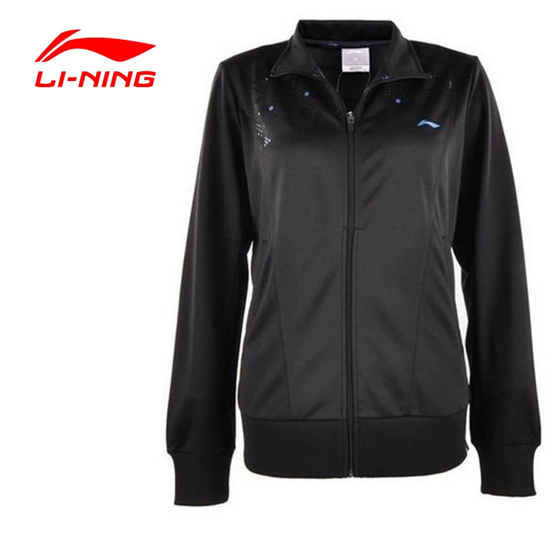 Li Ning 2016 New Tennis Training Jacket Women Breathable Solid Collar