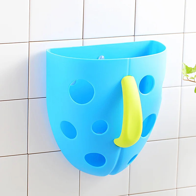 Baby Plastic Bath Toy Organizer Scoop Storage Bin Hanging Organizer for