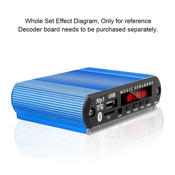 

KEBIDU Bluetooth MP3 WMA Decoder Board Wireless MP3 Player Car Accessory with Recording Function Support USB/SD/FM Audio Module