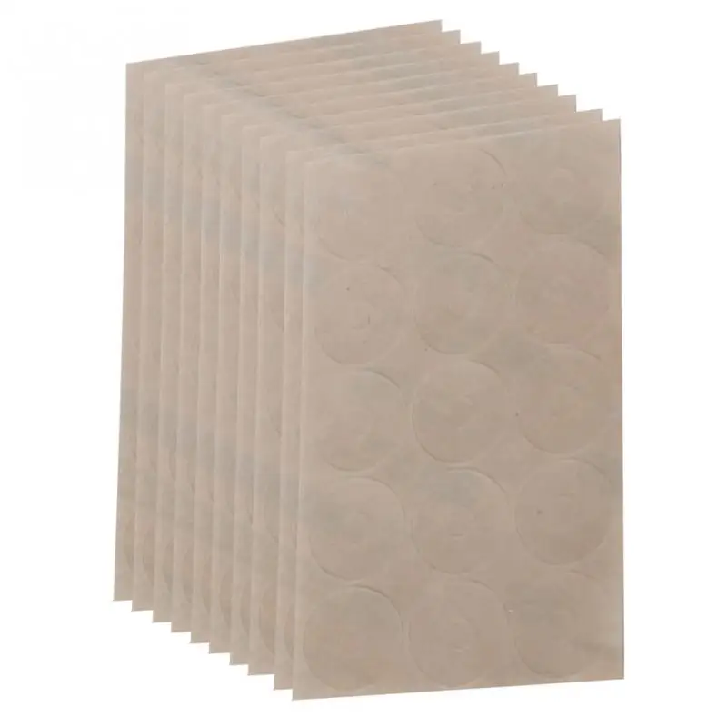 10 Sheets 150 Pcs Non-slip Adhesive Rings Silicone Grips for Quilt Templates Patchwork Rulers DIY Semi-Transparent,