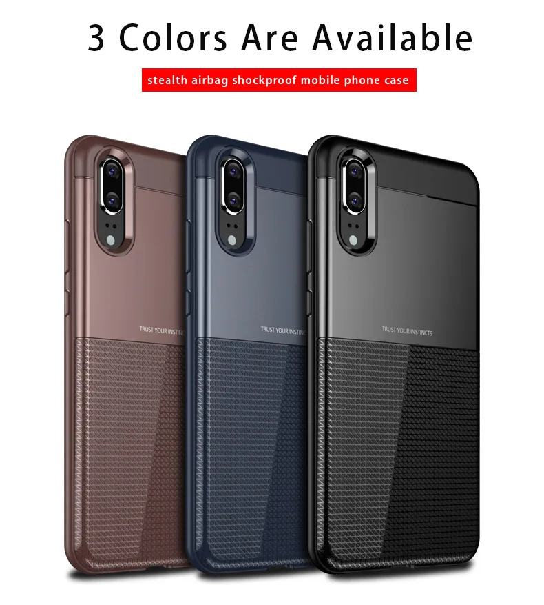 LUPHIE Shockproof Case TPU Cover For Huawei P20 Pro Lite One Plus 6 Armor Cases (1)