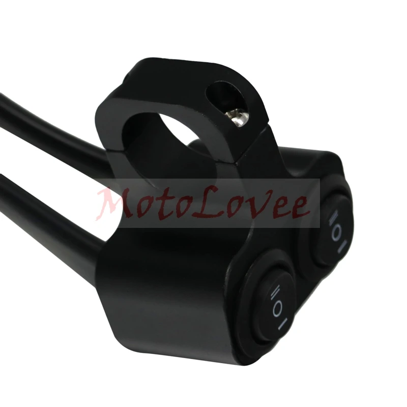 Motorcycle Headlight Fog Light ON-OFF-ON Button Switch Moto Handlebar Switches