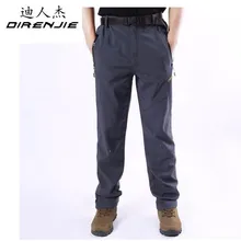 DIRENJIE мужские теплые зимние водонепроницаемые брюки для рыбалки, треккинга, походные брюки, мягкая оболочка, для кемпинга, сохраняющие тепло, флисовые брюки