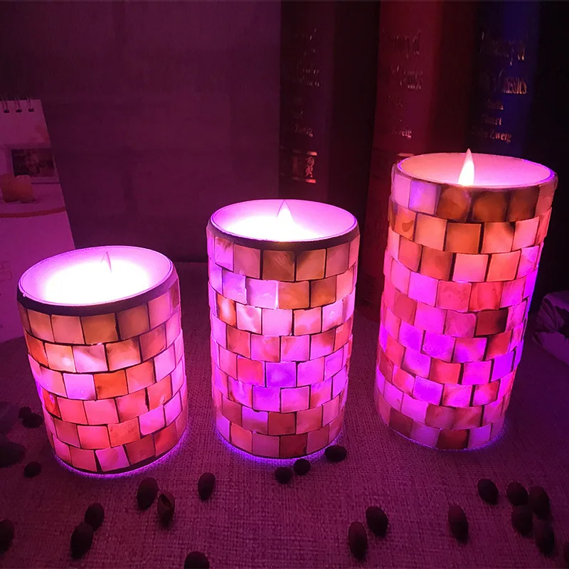 

18 button remote control, shell, column, seven colors, LED, electronic candle, simulation, bar, coffee shop, club, candle