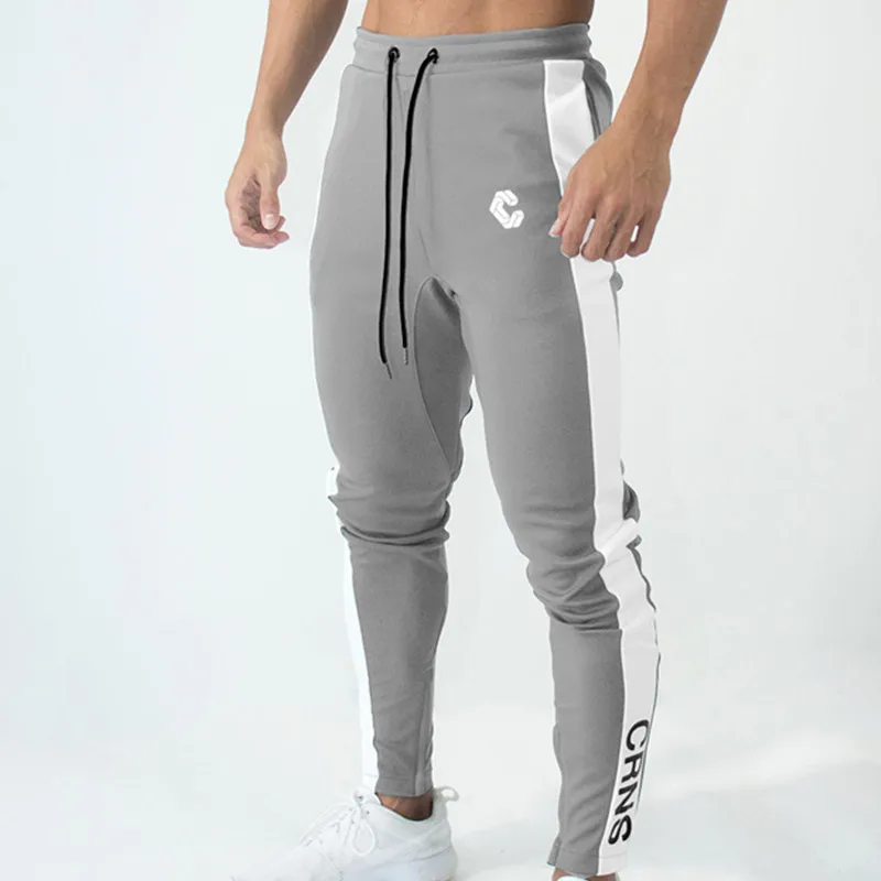 GYMPXINRA Nwe хлопковые мужские спортивные штаны повседневные эластичные мужские s фитнес тренировки брюки обтягивающие спортивные брюки Jogger брюки