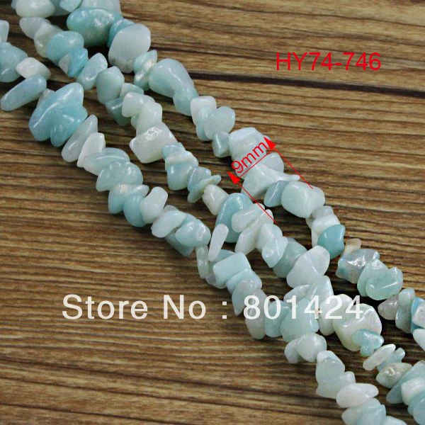 

32" amazonite Chips Beads Semi-precious stone Chips BeadsWholesales 74-746