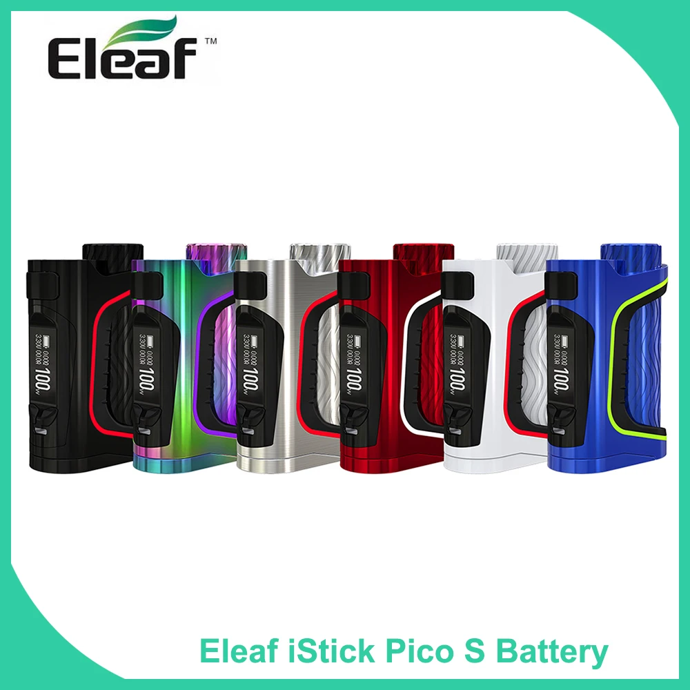 

Original Eleaf iStick Pico S Box Vape Mod Without Single 21700/18650 cell VW/Bypass/TC mode E-cigarette