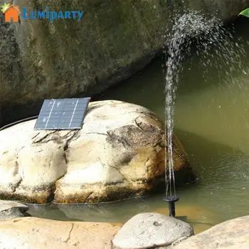 

Solar Powered Water Fountain Pump Garden Pond Pool Solar Fountain for Pond Garden Outdoor solar Panel Fountain Pumps Kit