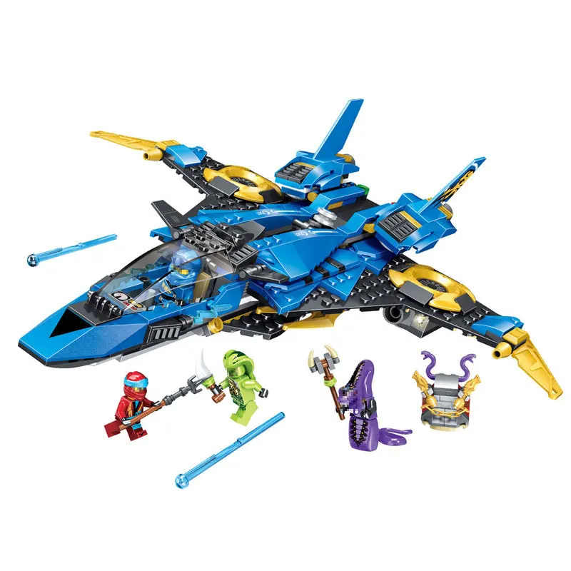 Ninja Storm Fighter модель строительные блоки, совместимые с major brank ninjagoo Jie Warplane рыцарские фигуры игрушки для друга 528 шт