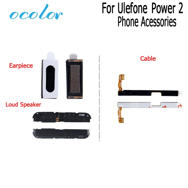 Ocolor для Ulefone power 2 кнопка включения громкости гибкий кабель громкий динамик