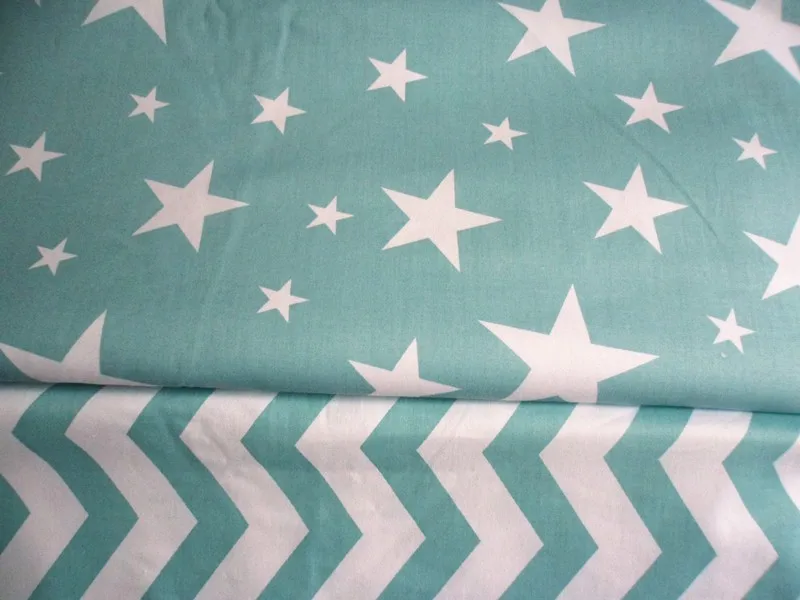 167213-1, 50 см* 50 см 2 цвета смешанные звезды и волны шаблон серии хлопок ткань, Лоскутная хлопковая ткань, домашний текстиль