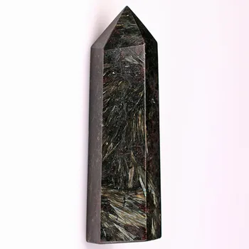 

A Natural stone crystal wand point home decoration festive fireworks jade six prism energy Healing crystals