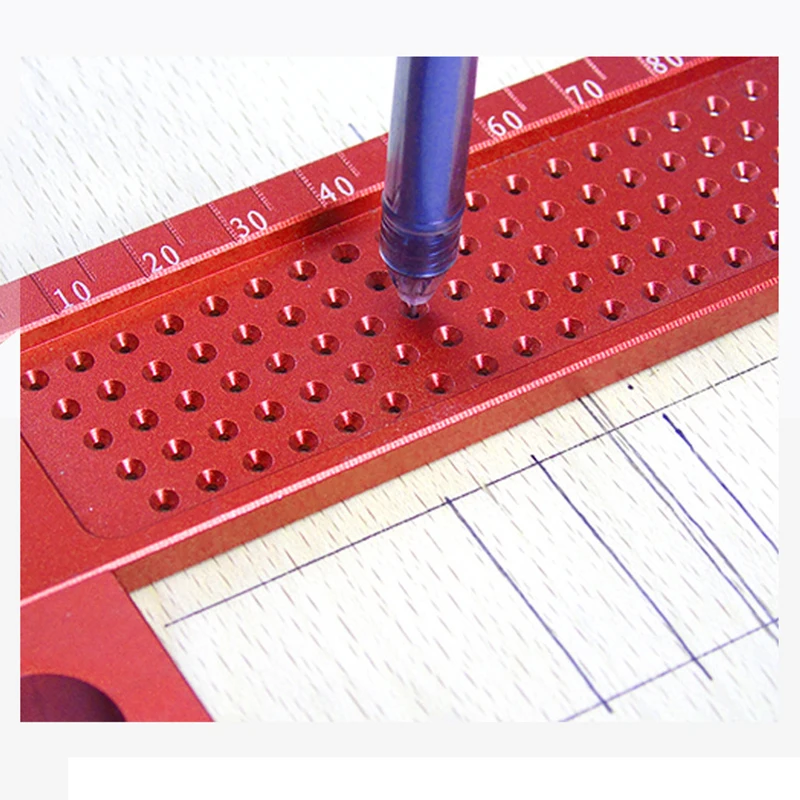 Прецизионный деревообрабатывающий Т-образный квадратный 160 мм инструмент для измерения надписей крест-калибровка линейка скрещенная линейка деревообрабатывающий писец