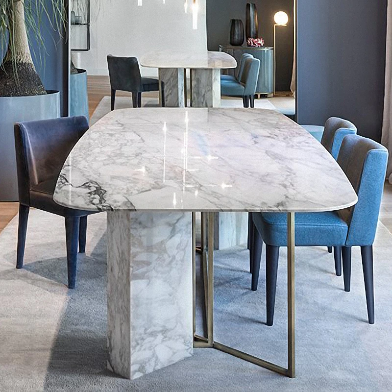 Современная мраморная Обеденная Мебель от 1 8 до 2 метров|marble dining|furniturefurniture marble |